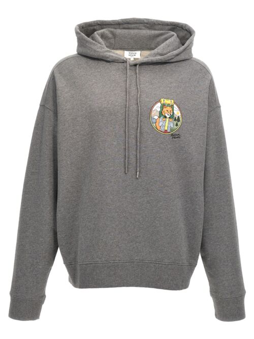 'Rambling Fox' hoodie MAISON KITSUNE Gray