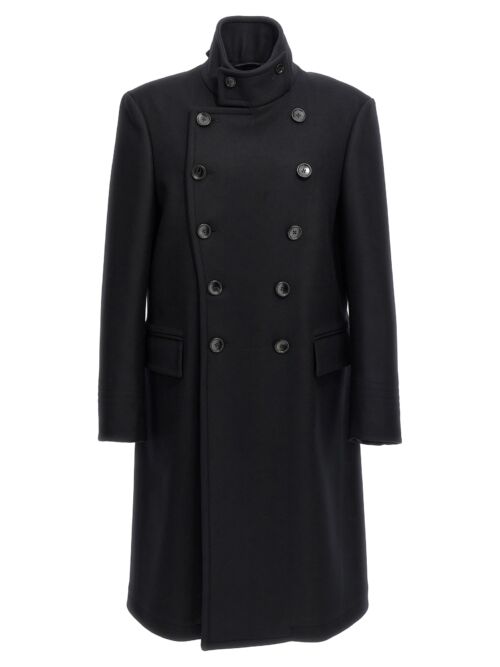 'Compact Japanese' coat TOM FORD Black