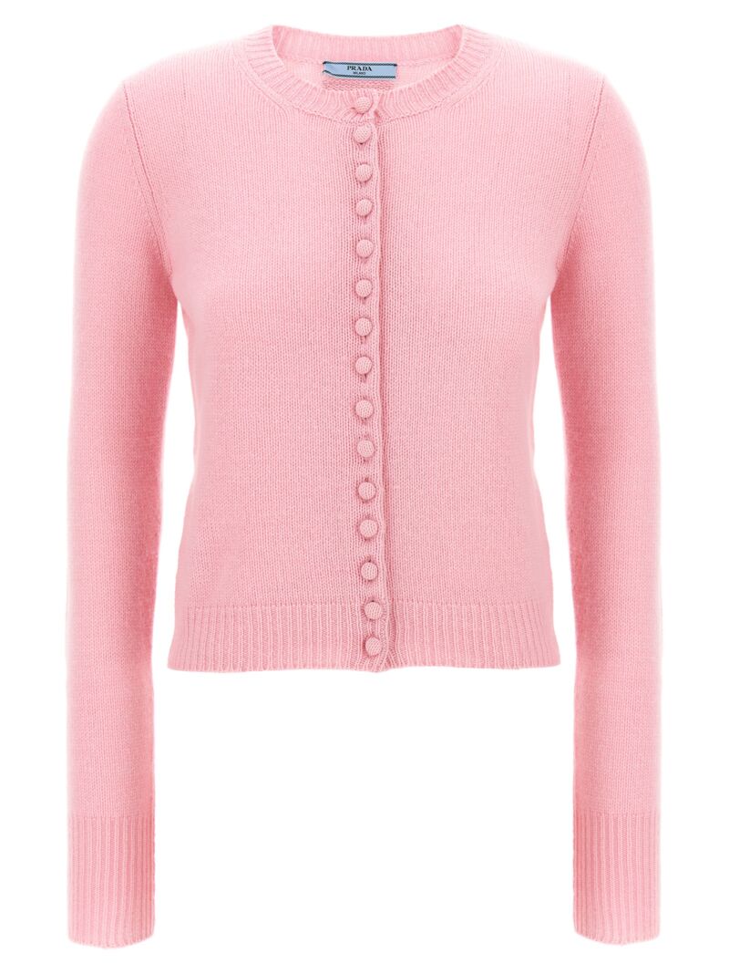 Cashmere cardigan PRADA Pink