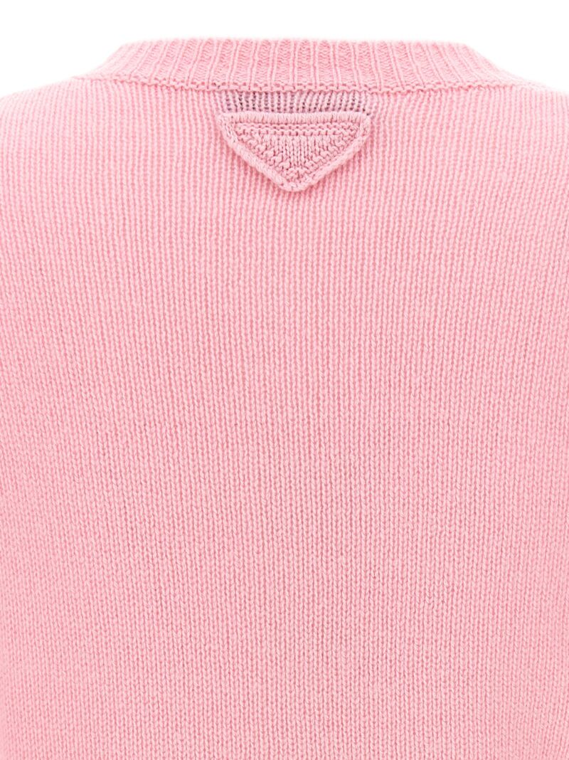 Cashmere cardigan 100% cashmere PRADA Pink