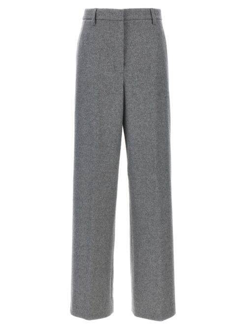 Flannel pants FABIANA FILIPPI Gray