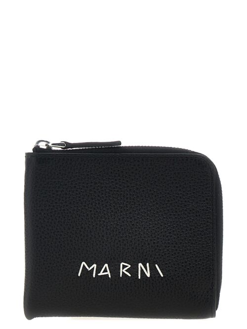 Logo wallet MARNI Black