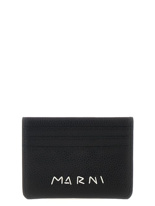 Logo card holder MARNI Black