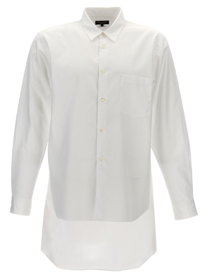 Asymmetric hem shirt COMME DES GARÇONS HOMME PLUS White