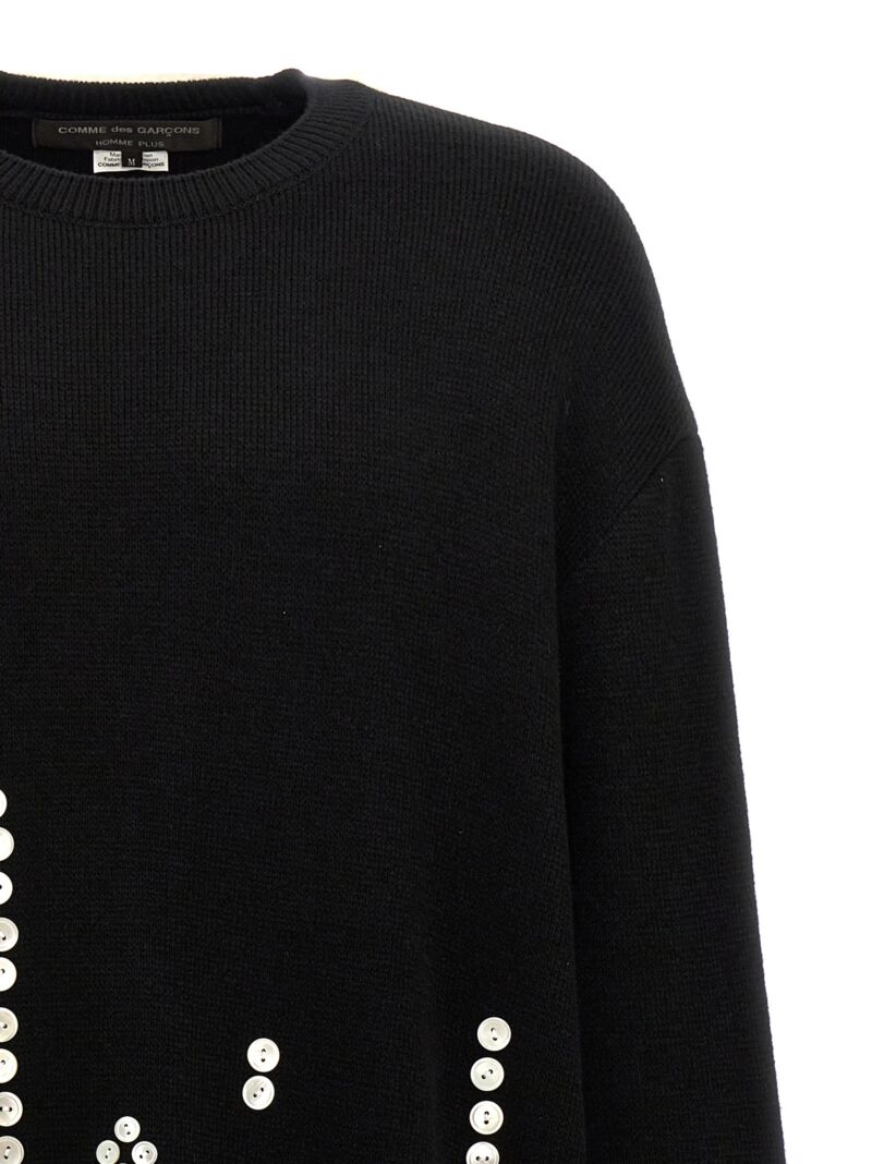 Button sweater Man COMME DES GARÇONS HOMME PLUS Black