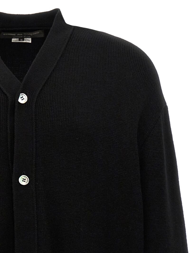 Button detail sweater Man COMME DES GARÇONS HOMME PLUS Black