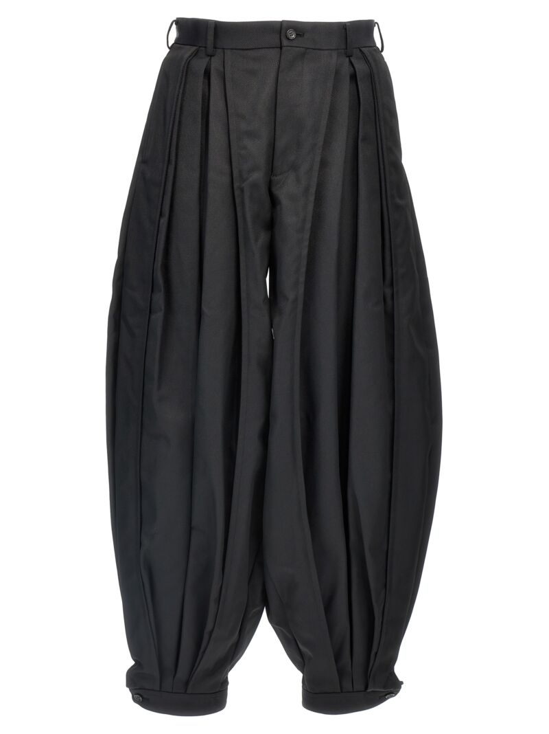 Pleated trousers COMME DES GARÇONS HOMME PLUS Black