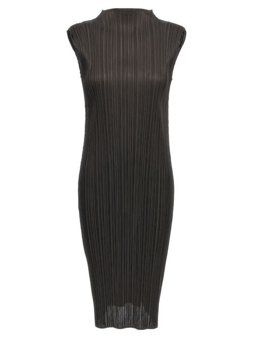 'Monthly Colors: August' dress PLEATS PLEASE ISSEY MIYAKE Gray