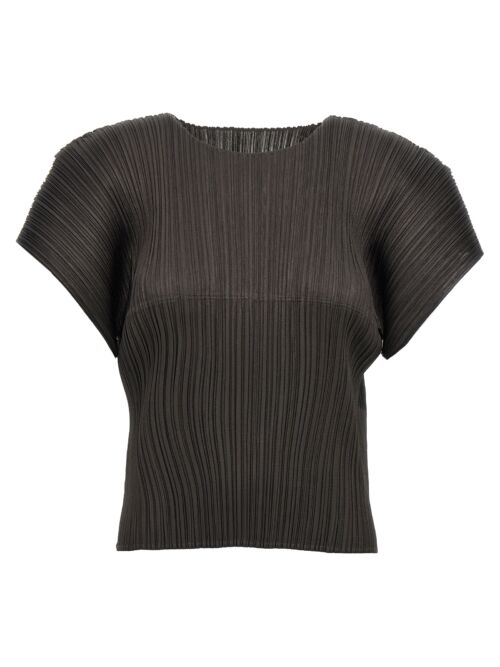 'Monthly Colors: August' top PLEATS PLEASE ISSEY MIYAKE Gray