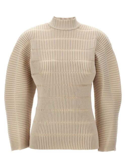 'Jiggly Knit' top PLEATS PLEASE ISSEY MIYAKE Beige