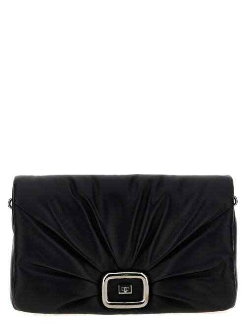 'Viv' Choc Large' shoulder bag ROGER VIVIER Black