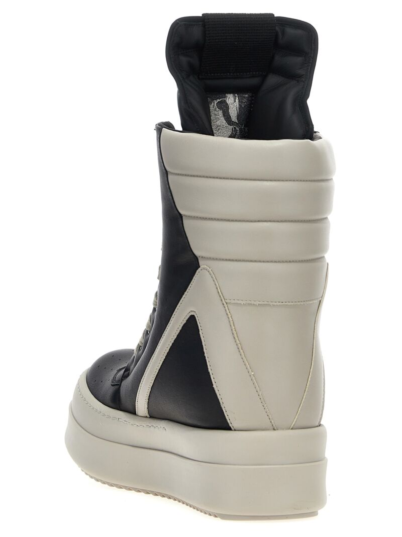 'Mega Geobaskets' sneakers Man RICK OWENS White/Black