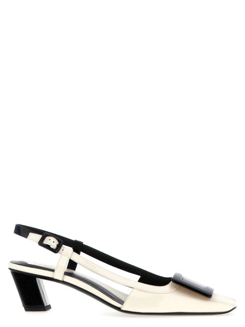 'Belle Vivier' slingback ROGER VIVIER White/Black