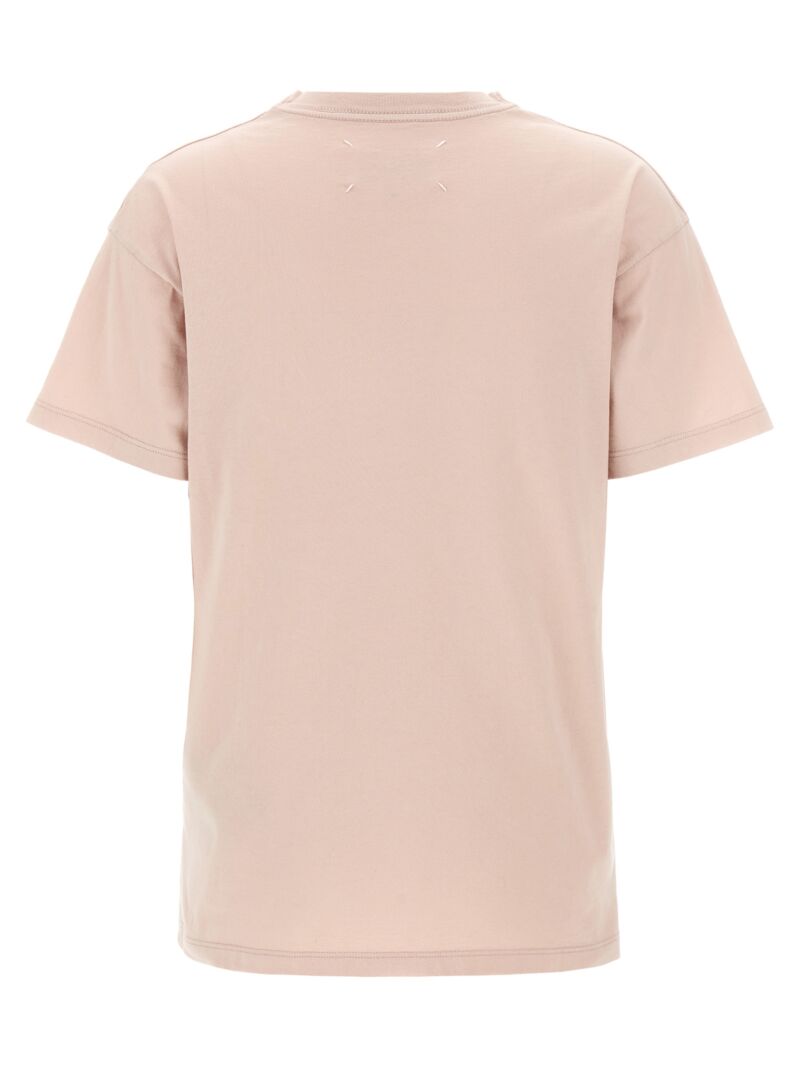 Logo embroidery t-shirt S51GC0533S20079218 MAISON MARGIELA Pink