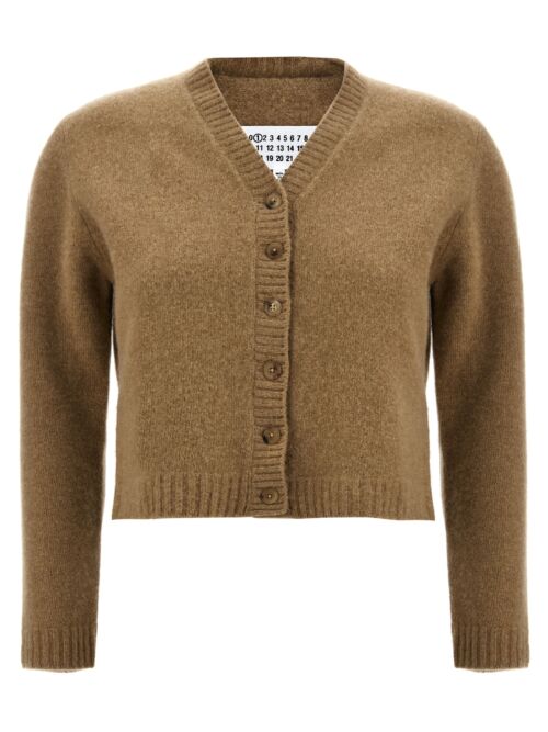 Cropped wool cardigan MAISON MARGIELA Beige