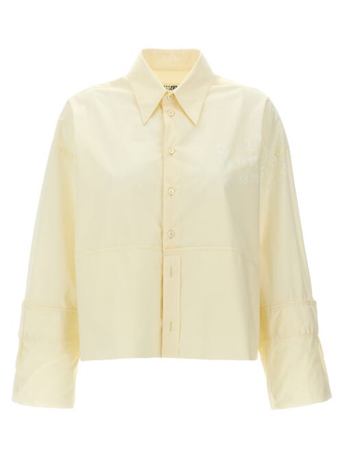 Logo print shirt MM6 MAISON MARGIELA White