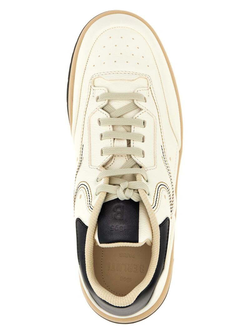 'Play-Off' sneakers 100% leather BERLUTI White/Black