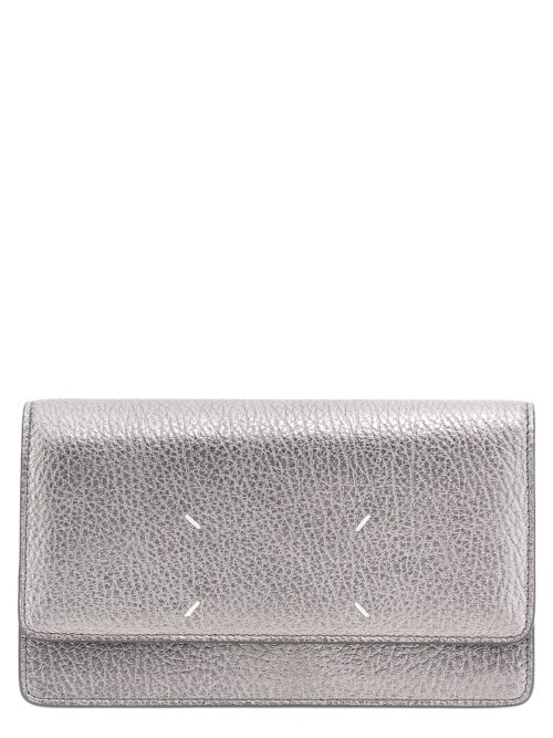 'Four Stitches' wallet on chain MAISON MARGIELA Silver