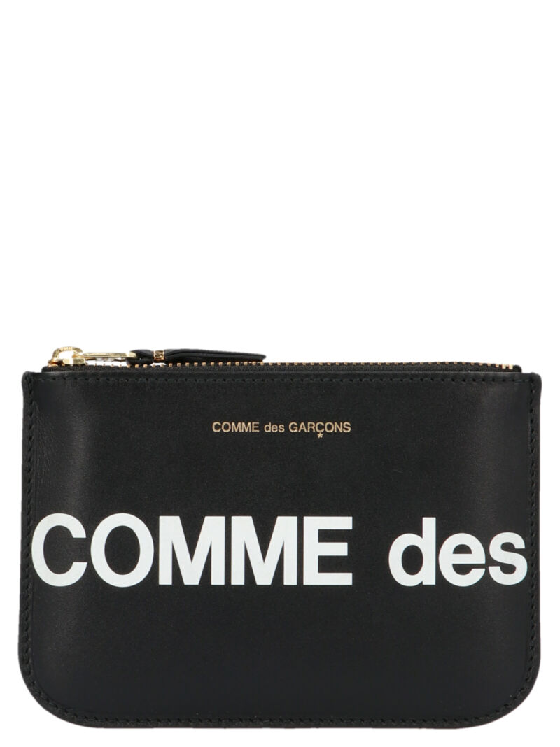 'Huge Logo' purse COMME DES GARÇONS WALLET White/Black