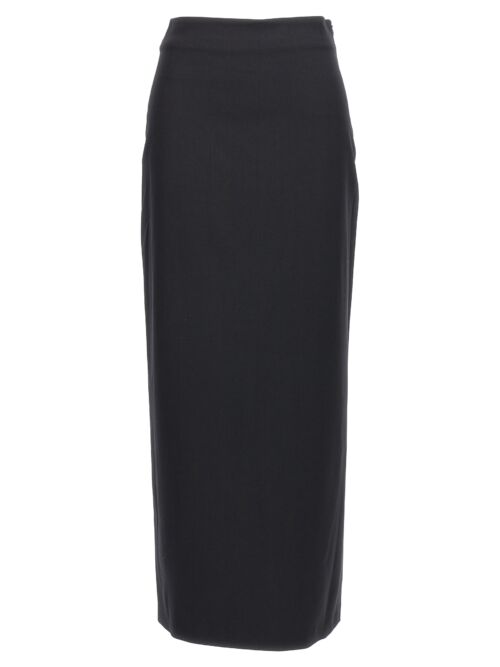 'Samos' skirt LOULOU STUDIO Black