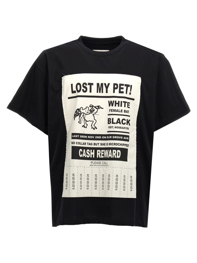 'Lost My Pet!' T-shirt MM6 MAISON MARGIELA White/Black