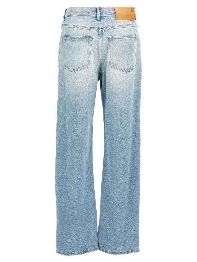 Knee detail jeans SH2LA0011S30589981 MM6 MAISON MARGIELA Light Blue