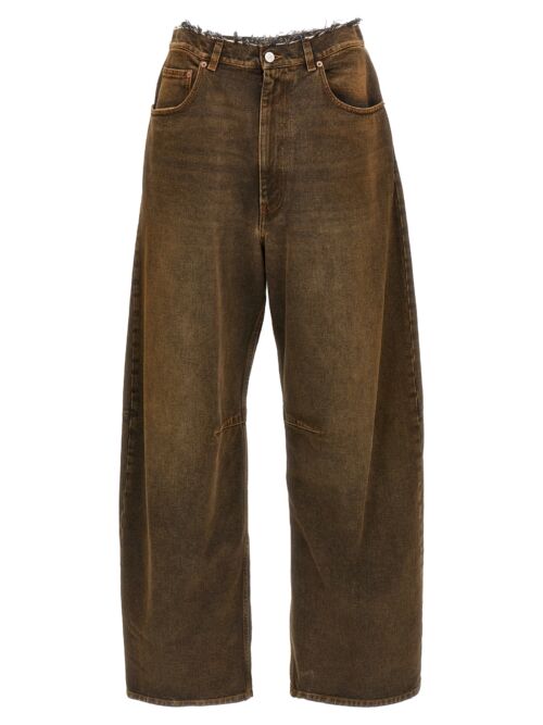 Dyed jeans MM6 MAISON MARGIELA Brown