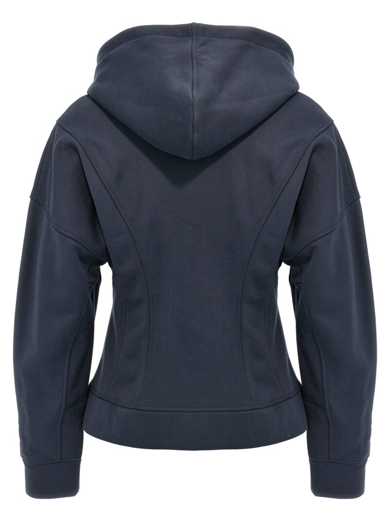 Logo embroidery hoodie T4029683 GANNI Blue