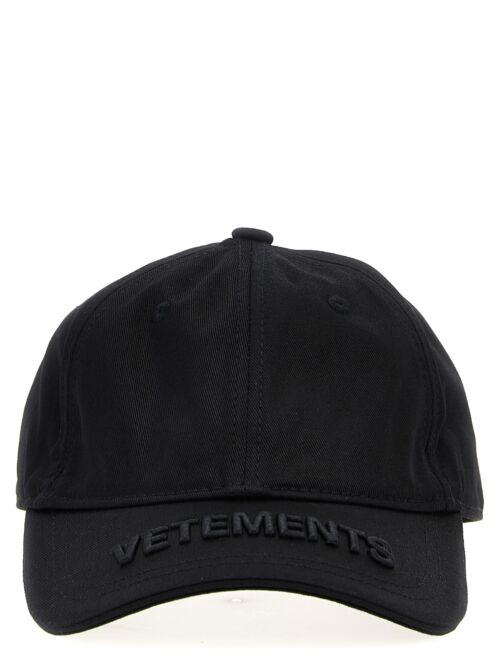 'Logo' cap VETEMENTS Black