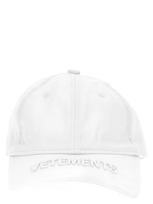 'Logo' cap VETEMENTS White