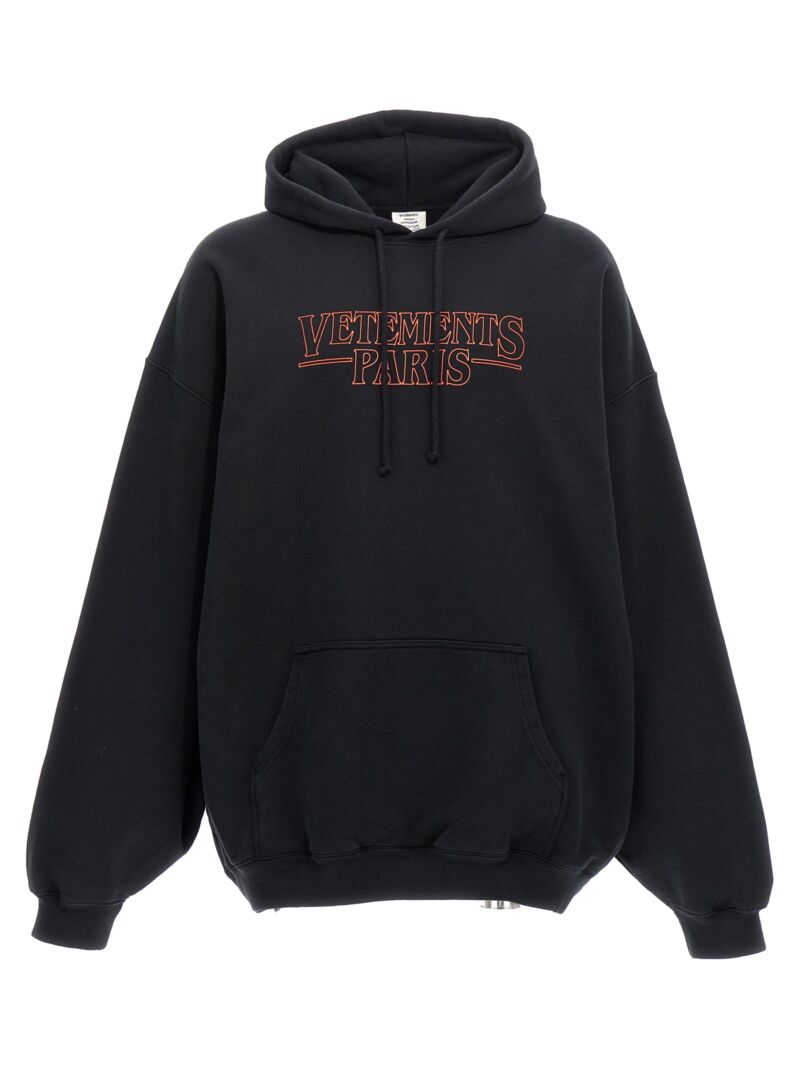 'Vetements Paris Logo' hoodie VETEMENTS Black