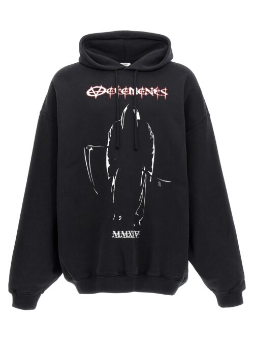 'Reaper Logo' hoodie VETEMENTS Black