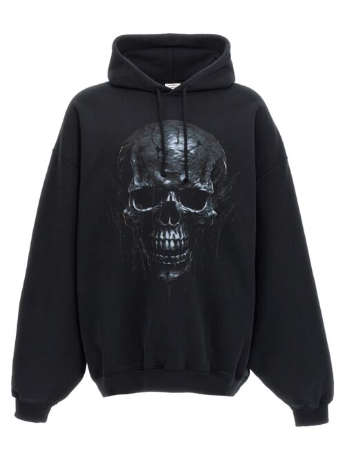 'Black Skull Metal' hoodie VETEMENTS Black