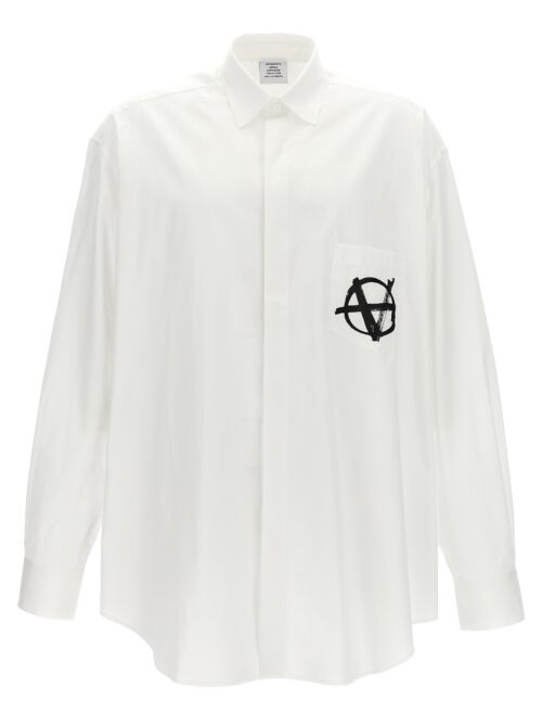 'Anarchy' shirt VETEMENTS White/Black