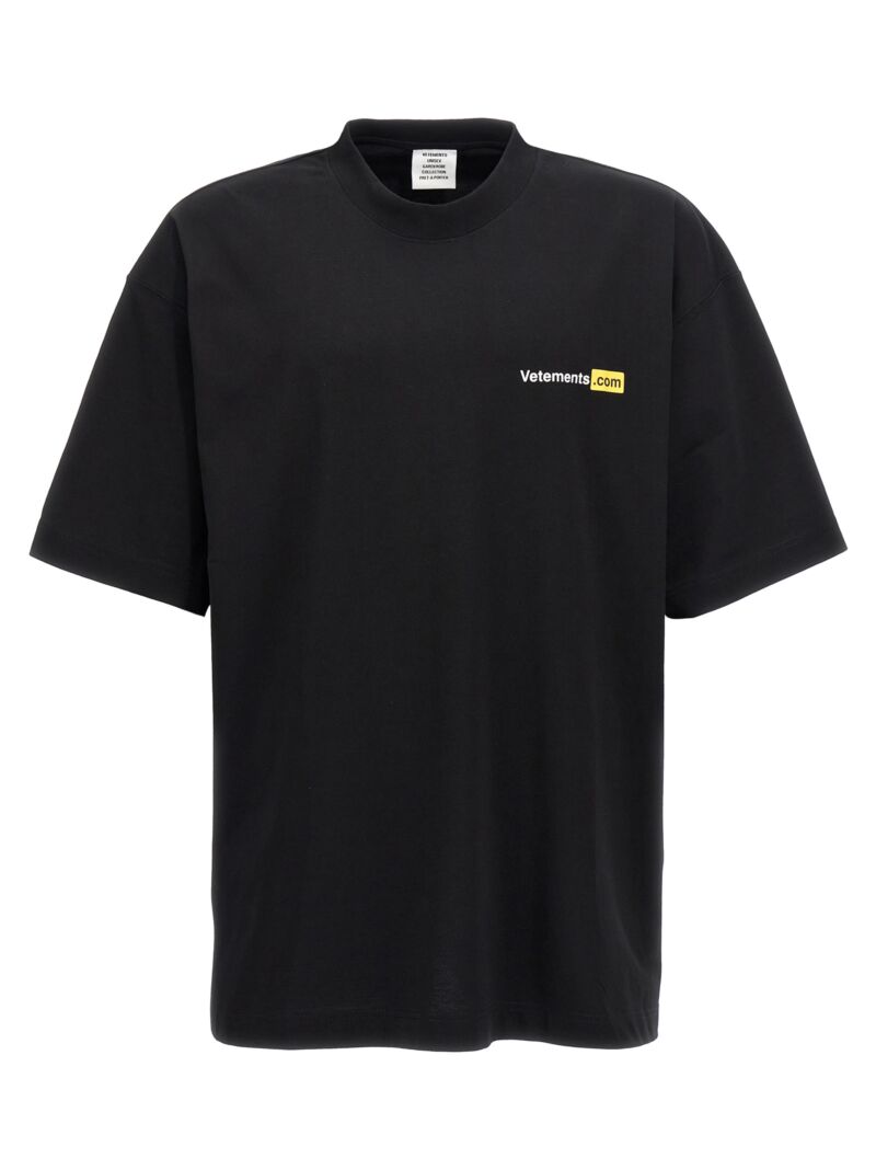 'XXXLogo' T-shirt VETEMENTS Black