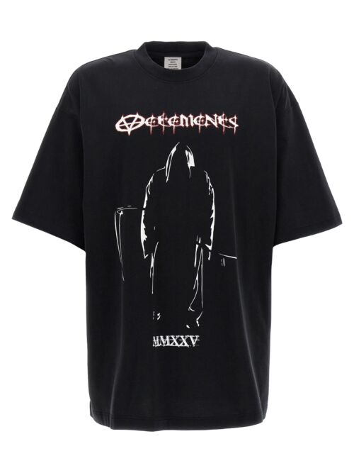 'Reaper Logo' T-shirt VETEMENTS Black