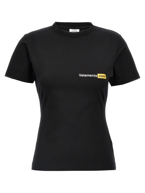 'XXXLogo' T-shirt VETEMENTS Black