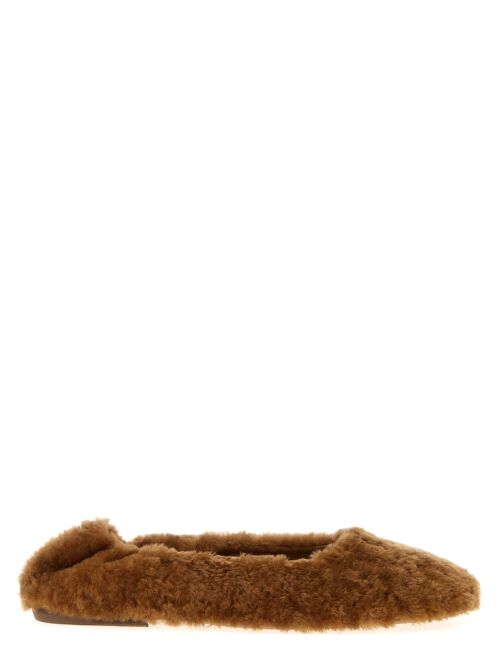 Fur ballet flats DRIES VAN NOTEN Brown